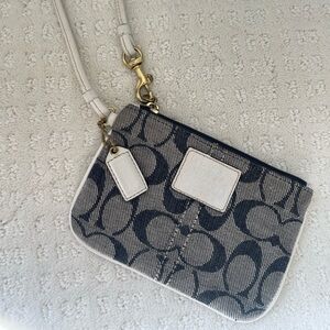 Coach Wallet/Wristlet- Denim Color